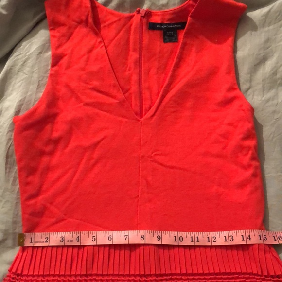 Tomato red French Connection dress - Picture 5 of 7
